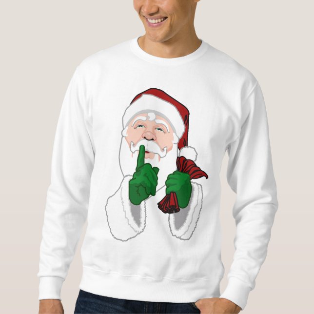 Jultomten Sweatshirt Festive Santa Sweatshirtss (Framsida)