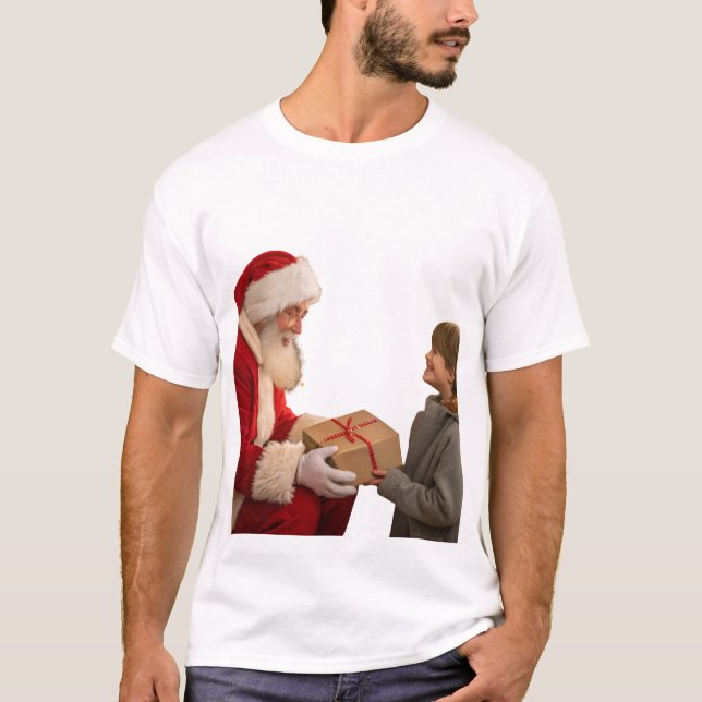 jultomten t-shirt (Framsida)