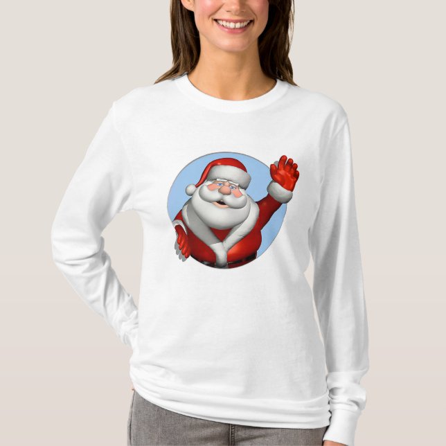 Jultomten T-Shirt Women (Framsida)