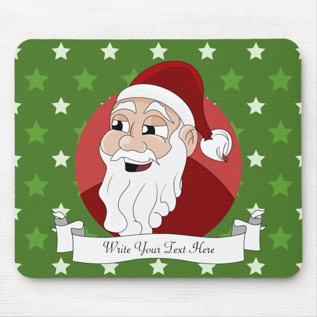 Jultomten Tecknad Musmatta (Framsidan)