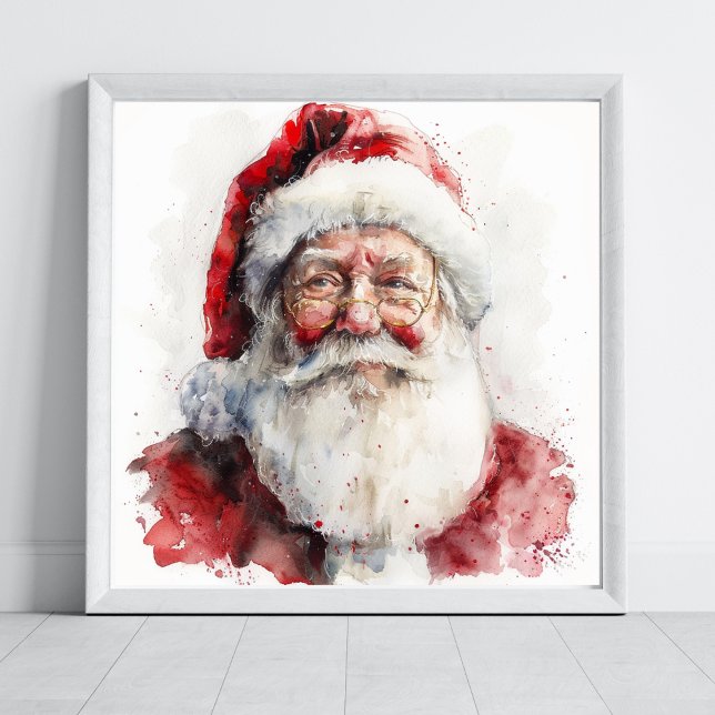 Jultomten, teckning jul poster (Skapare uppladdad)