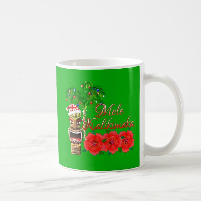 Jultomten Tiki Mele Kalikimaka Kaffemugg (Höger)