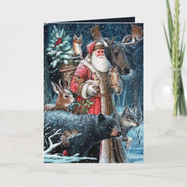 jultomten tillför känslor helgkort