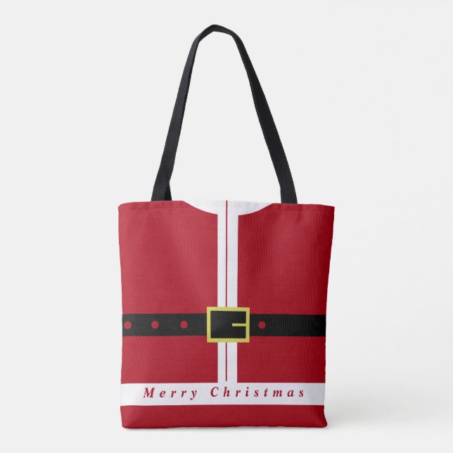 Jultomten Tote Bag God jul Tygkasse (Baksida)