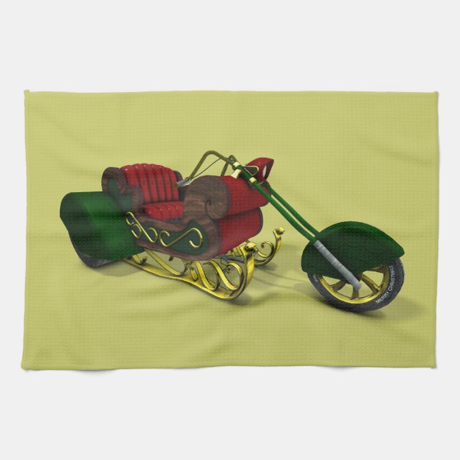 Jultomten Trike Kökshandduk (Horisontell)