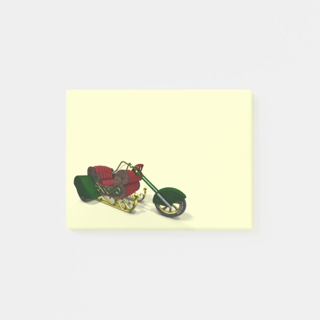 Jultomten Trike Post-it Block (Framsida)