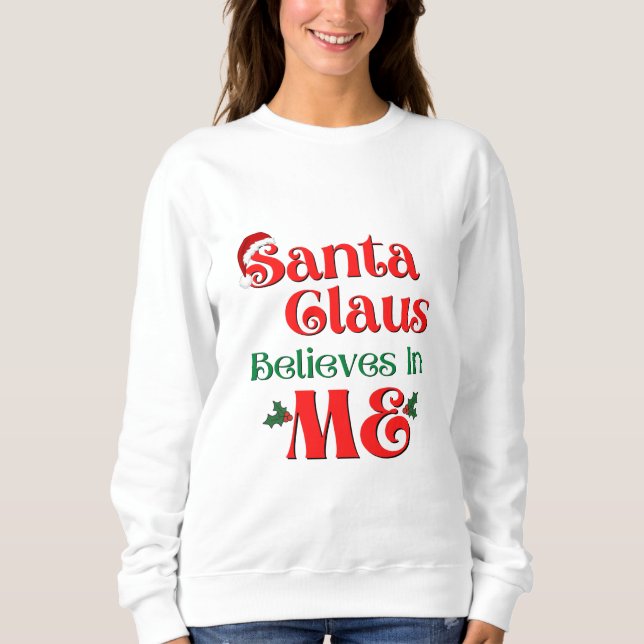 JULTOMTEN TRO i ME T Shirt (Framsida)