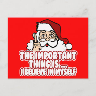 Jultomten Tro i sig Helg Vykort