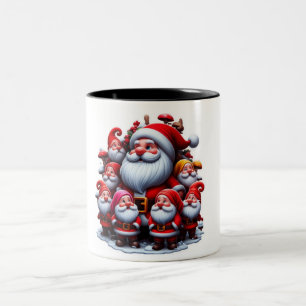 Jultomten Två-Tonad Mugg