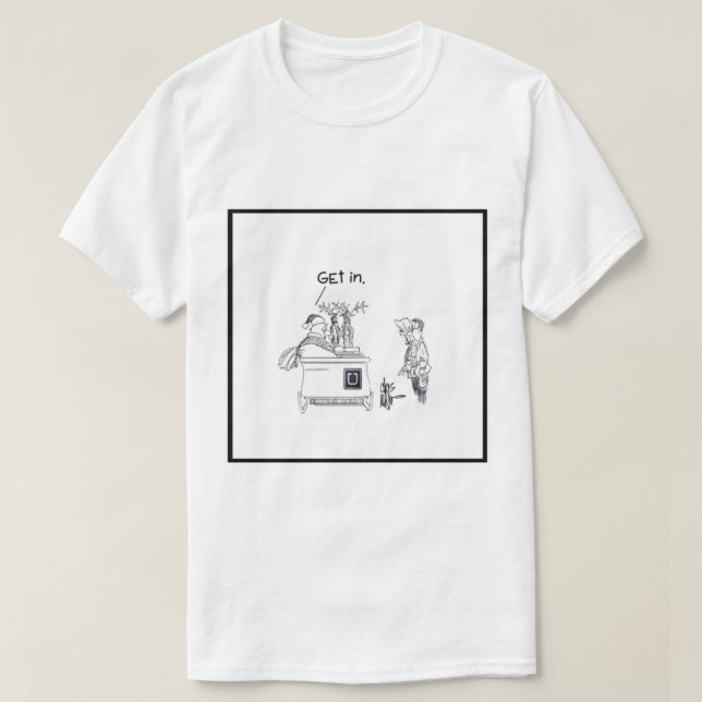 Jultomten Uber Sleigh T Shirt (Design framsida)
