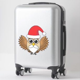 Jultomten Uggla Klistermärken