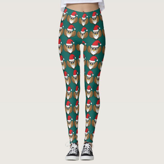Jultomten Uggla Leggings (Framsida)
