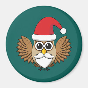 Jultomten Uggla Magnet