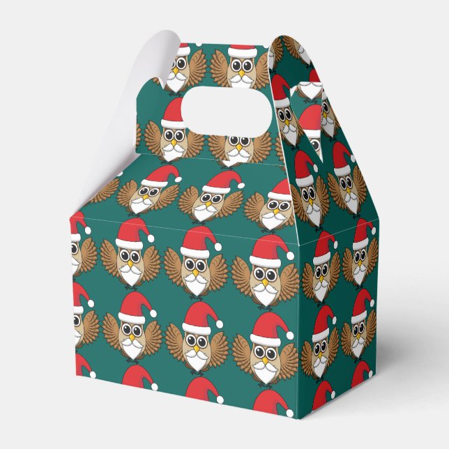 Jultomten Uggla Presentaskar (Framsidan Sidan)