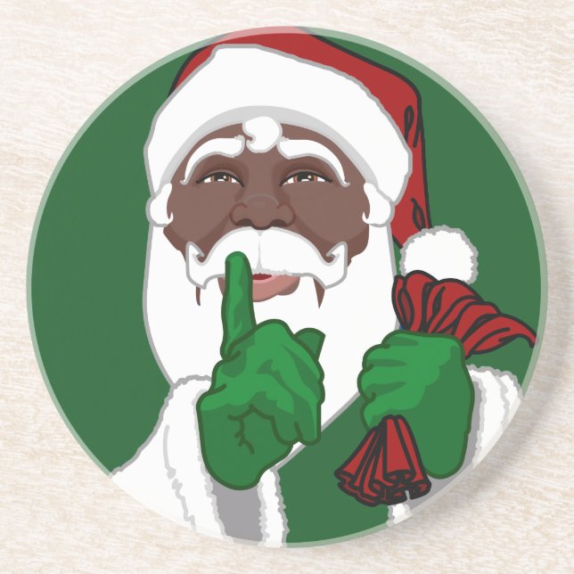 Jultomten Underlägg Black Santa (Framsidan)