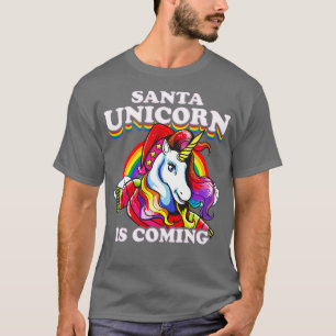 Jultomten Unicorn kommer T Shirt