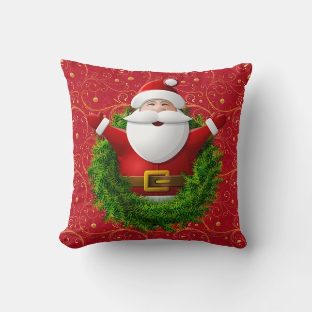 jultomten-utandningen dekorativ kudde (Framsida)