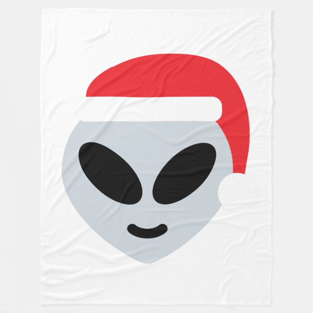 jultomten utomjordiska emoji filt (Framsidan)