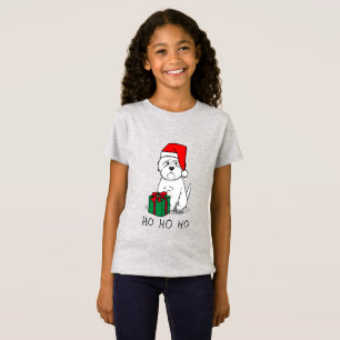 Jultomten Väster Highland White Terrier Westie T Shirt