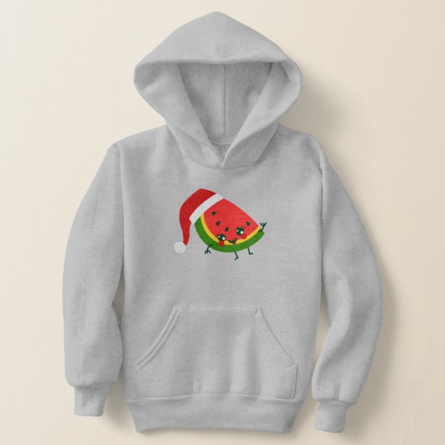 jultomten vattenmelon rosa christmas t shirt (Laydown)