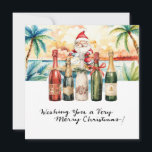 JULTOMTEN vid Hawaii Beach till jul Julkort<br><div class="desc">Skicka varmt helgdag önskemål med en aning tropisk charm! Det här festliga hälsningskortet har Jultomten på en vacker hawaiisk strand, jultomten ger en unik fläkt till dina julhälsningar. Inuti hittar du ett muntert budskap som önskar dina kära ett God jul och ett Gott nytt år! Perfekt för vänner och familj...</div>