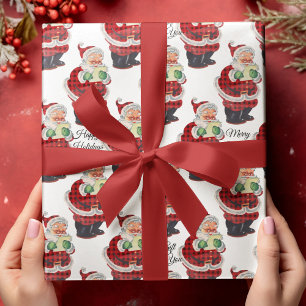 Jultomten Vintage Gamla, fastiserade jultomten Presentpapper