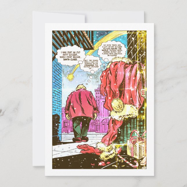 jultomten! (Vintage) Julkort (Framsida)