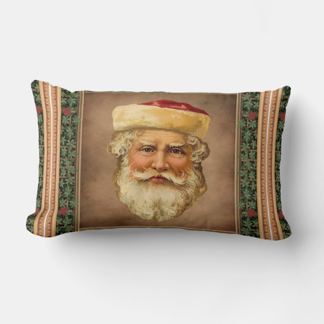 Jultomten Vintage Lumbalfyllning Lumbarkudde (Framsida)