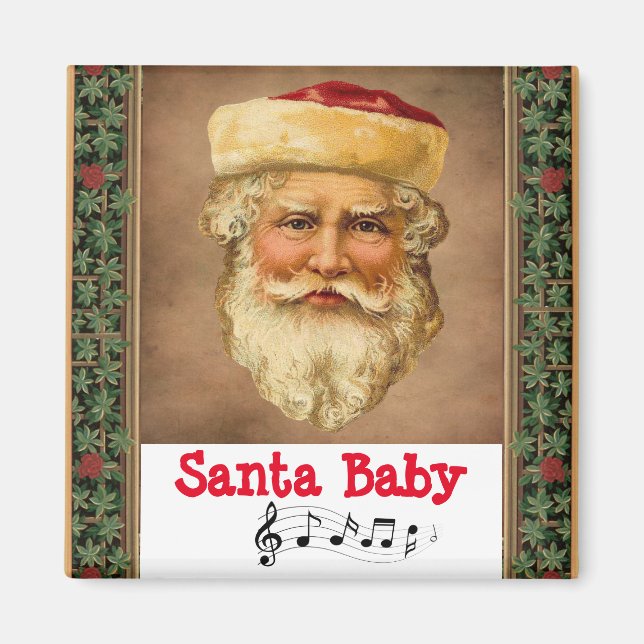Jultomten Vintage Magnet (Framsidan)