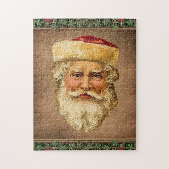Jultomten Vintage Puzzle Pussel (Vertikal)