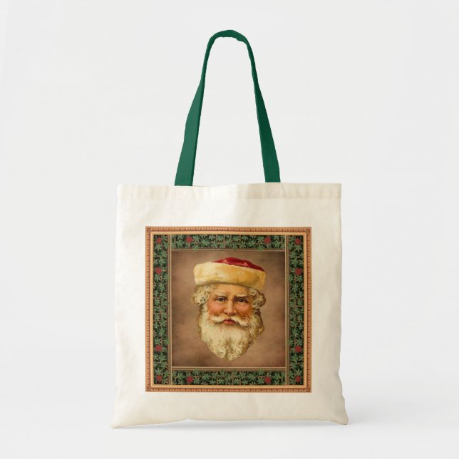 Jultomten Vintage Tygkasse (Framsidan)