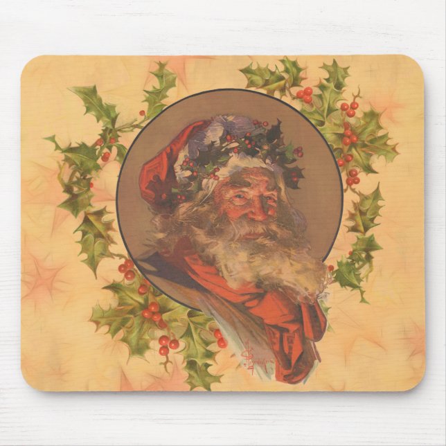 Jultomten Vintagen  Porträtt Musmatta (Framsidan)