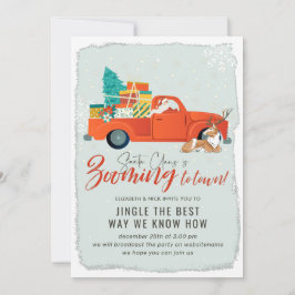 Jultomten | Virtuell Julfest jul Inbjudningar