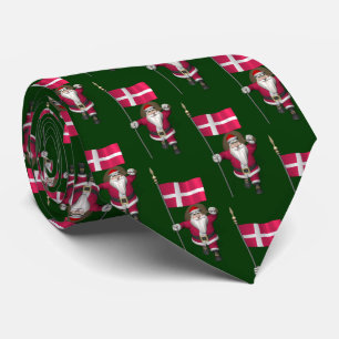Jultomten Visits Danmark Dannebrog Slips
