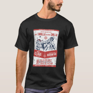 jultomten VS Krampus Thrilla in Chilla  T Shirt