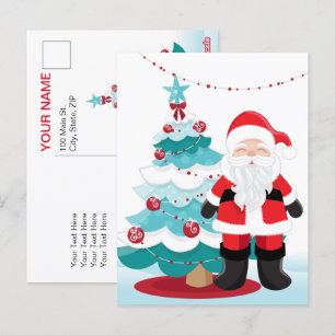 Jultomten Vykort