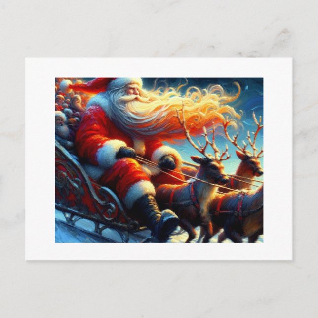 Jultomten Vykort (Framsida)