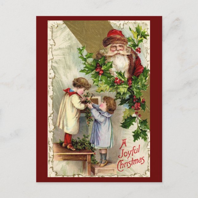 Jultomten vykort (Framsida)