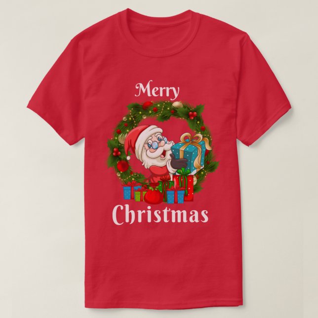 Jultomten WAN God jul T Shirt (Design framsida)