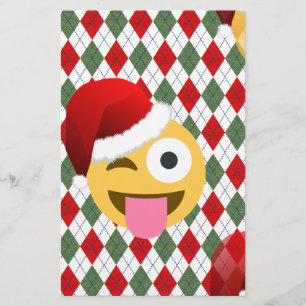 jultomten wink emoji brevpapper