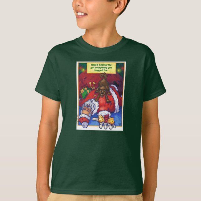 jultomten Wish Tee Shirt (Framsida)