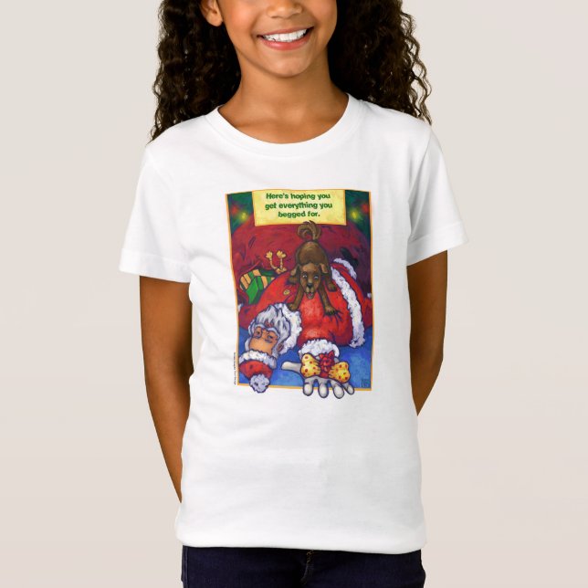 jultomten Wish Tee Shirt (Framsida)