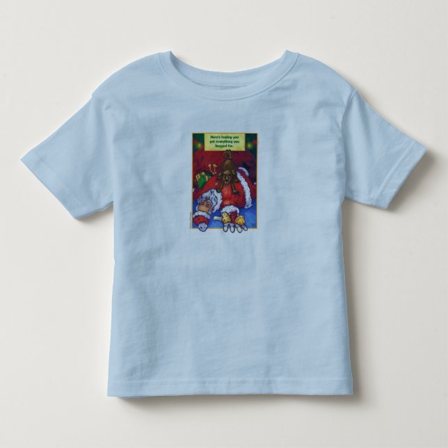 jultomten Wish Tee Shirt (Framsida)