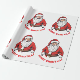 Jultomten Wishing God jul Wrapping Papper Presentpapper