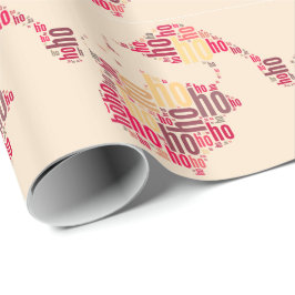 Jultomten wordMolnho Ho Ho Ho Presentpapper