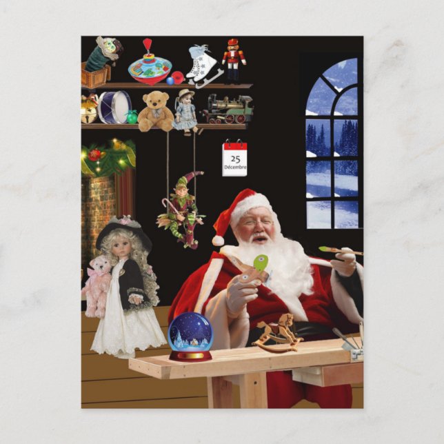 Jultomten Workshop Helg Vykort (Framsida)