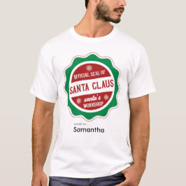 Jultomten-workshop lustig t shirt