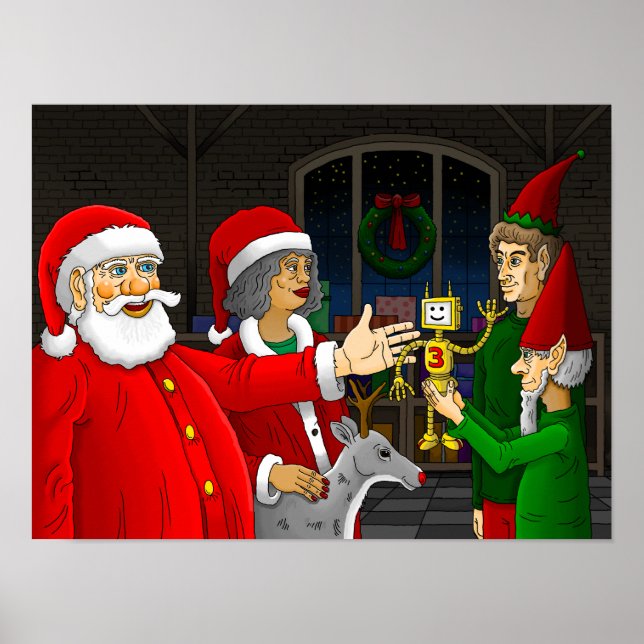 Jultomten Workshop Poster (Framsidan)