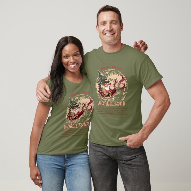 Jultomten World Tour Quote T Shirt (Unisex)
