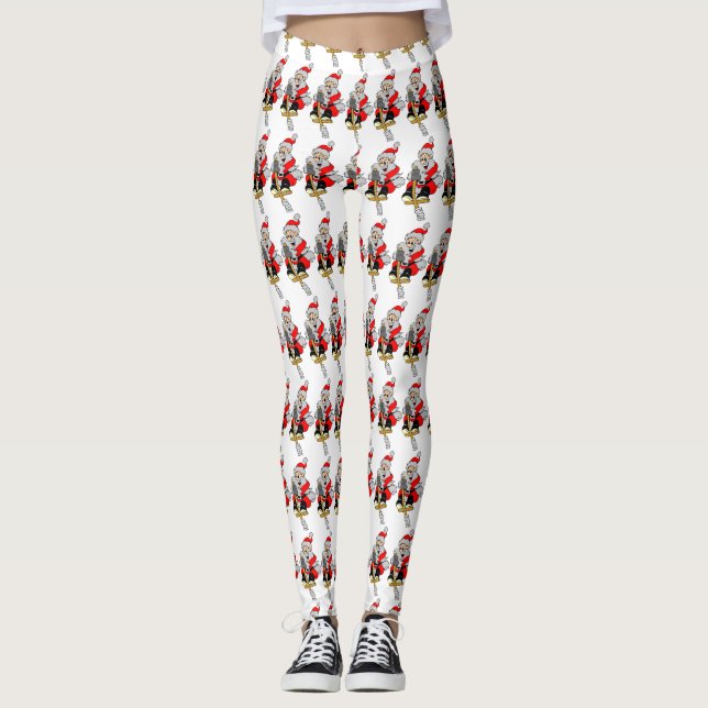 Jultomtenclipart Leggings (Framsida)